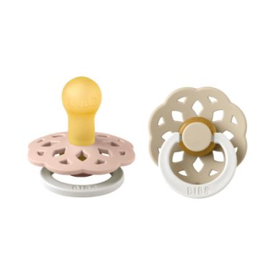 BiBs Boheme Glow In The Dark Fopspeen - Rond - 2 Stuks