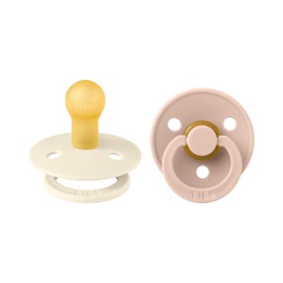 Bibs Fopspeen Round Ivory / Blush Size 3 (2 stuks)