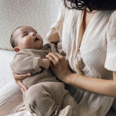 Feetje Sweater Gebreid The Magic is in You Taupe 74