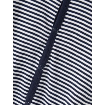Name It Boxpak Met Voet Stripe Dark Sapphire 62