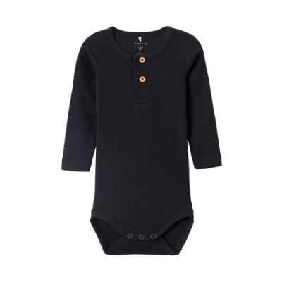 Name It Romper Kab Button Black