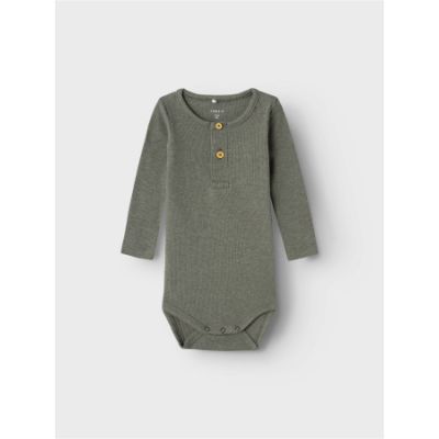 Name It Romper Kab Button Dusty Olive 74