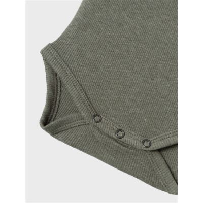 Name It Romper Kab Button Dusty Olive 74