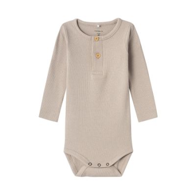 Name It Romper Kab Button Pure Cashmere