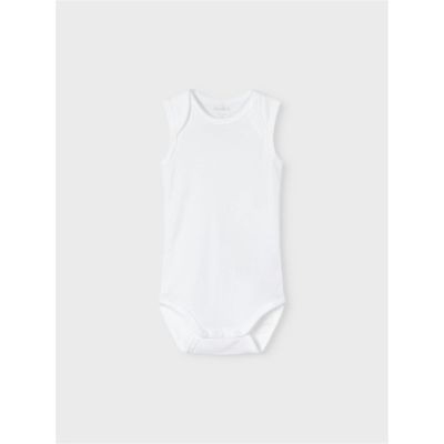 Name It Romper Zonder Mouw 3-Pack Bright White 50