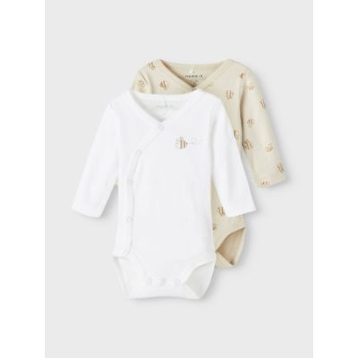 Name It Romper Overslag Bee Rainy Day 68