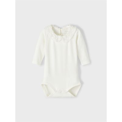 Name It Romper Tylla White Alyssum