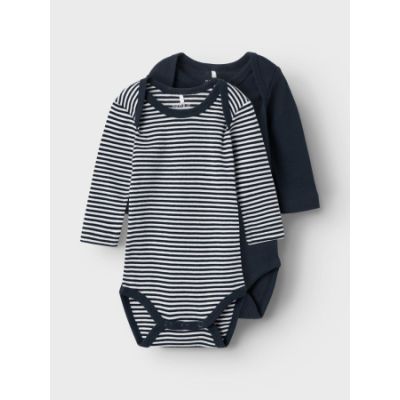 Name It Romper Stripe 2-Pack Dark Sapphire 50