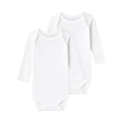 Name It Romper 2-Pack Bright White
