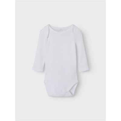 Name It Romper Needledrop 2-Pack Bright White 68