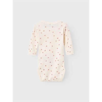 Name It Romper Hearts 2-Pack Buttercream 50