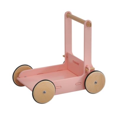 Moover Toys Loopwagen Roze/Naturel