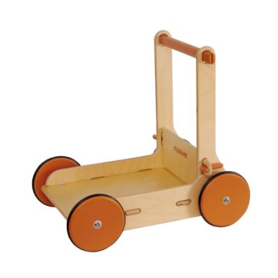 Moover Toys Loopwagen Naturel/Bruin


