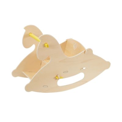 Moover Toys Hobbelpaard Naturel/Geel






