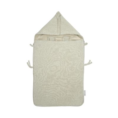 Meyco Voetenzak Knit Basic Sand Melange