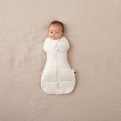 Ergopouch Cocoon Inbaker Slaapzak Oatmeal Marle 2,5 Tog Newborn