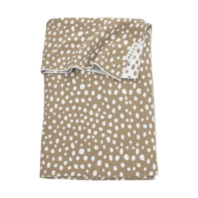 Meyco Wiegdeken Cheetah Taupe 75 x 100 cm