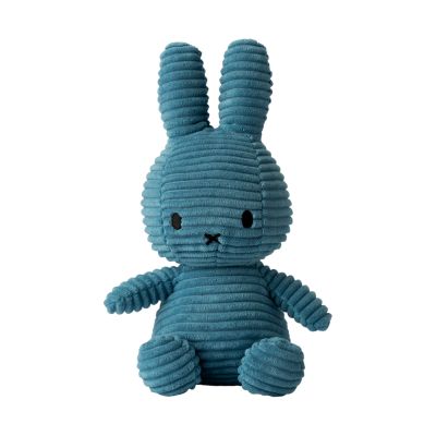 Nijntje Corduroy Knuffel - 23 cm - ECO- Aviator Blue