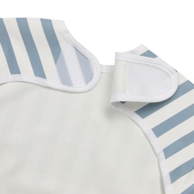 Meyco Mouwslab - Fat Stripe - Jeans Blue - 1-pack Meyco Mouwslab - Fat Stripe - Jeans Blue - 1-pack