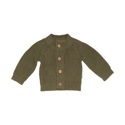BESS Gebreid Vestje - Olive