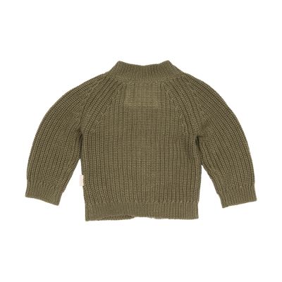 BESS Gebreid vestje - Mt. 56 - Olive 