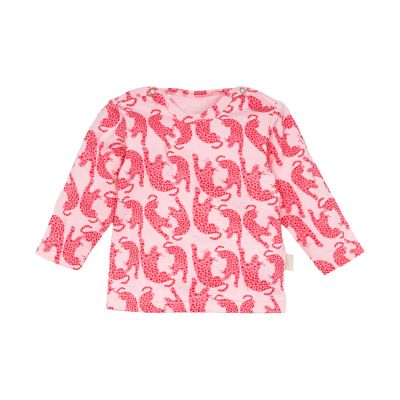 BESS - Chemise à manches longues Panthère rose - Rose