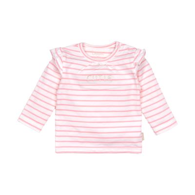 BESS Gestreepte Lange Mouwen Shirt - Pink