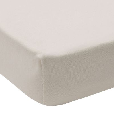 Jollein Hoeslaken - Jersey - 2 Stuks - 60×120 cm - Oatmeal/Sand