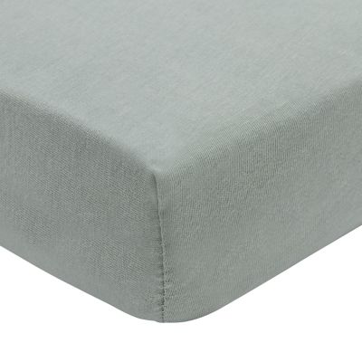 Jollein Hoeslaken Jersey - 2 Stuks - 70/75 x 140/150 cm - Sea Green/Biscuit 