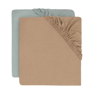 Jollein Hoeslaken Jersey - 2 Stuks - 70/75 x 140/150 cm