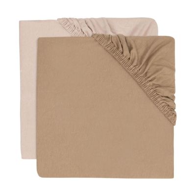 Jollein Hoeslaken Jersey - 2 Stuks - 70/75 x 140/150 cm