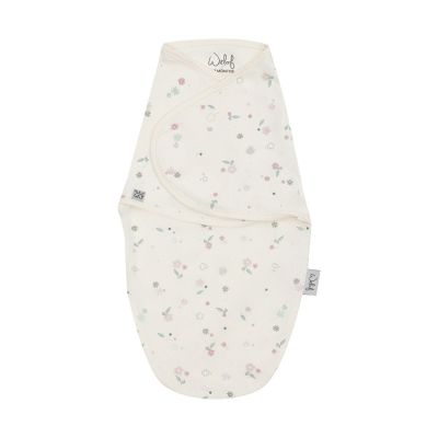Witlof For Kids Vintage Flowers Slaapzak Wrapper - 0-3 Maanden