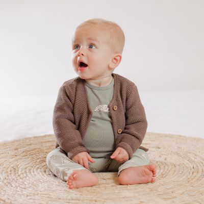 Babylook Knit Vest - Mt. 62/68 - Deep Taupe