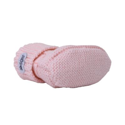 Lodger Slipper Knit Tan 0-6mnd
