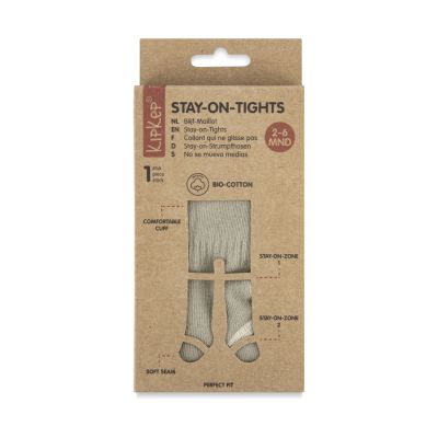 Kipkep Stay-On-Tights - 2-6 Mnd - Cookie (Sand)