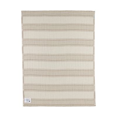 Meyco Deken Pre Washed Hydrofiel Jacquard Stripe Sand 100x150 cm