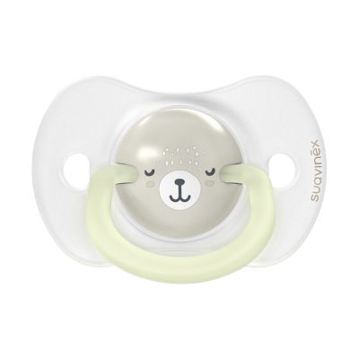 Suavinex Wild & Free SX Pro Fopspeen Symmetrisch - 6-18Mnd - 2 Stuks - Silicone - Grijs