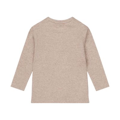 Dirkje T‑Shirt LS – Maat 62 – Faded Brown
