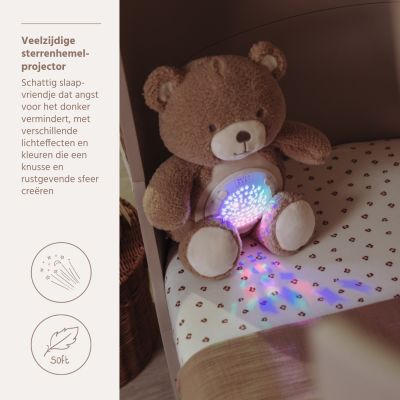 Meyco Slaaphulp Deluxe - Buddy Bear - Warm Brown Meyco Slaaphulp Deluxe - Buddy Bear - Warm Brown