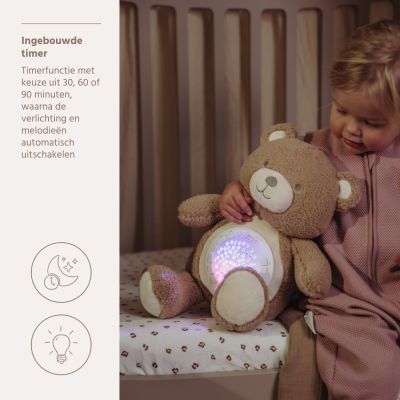 Meyco Slaaphulp Deluxe - Buddy Bear - Warm Brown Meyco Slaaphulp Deluxe - Buddy Bear - Warm Brown