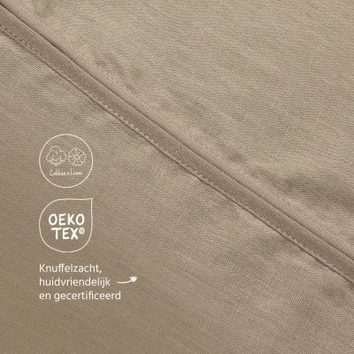 Meyco Studio Jumper Ongevoerd Linnen Taupe 80 cm