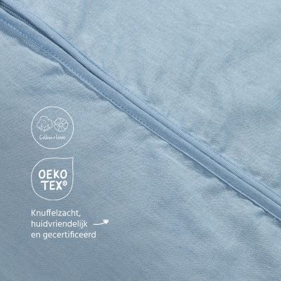 Meyco Studio Jumper Ongevoerd Linnen Jeans Blue 104 cm