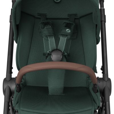 Maxi-Cosi Oxford+ Kinderwagen 2-in-1 - Twillic Green (Dark Frame + Brown Leather) Maxi-Cosi Oxford+ Kinderwagen 2-in-1 - Twillic Green (Dark Frame + Brown Leather)