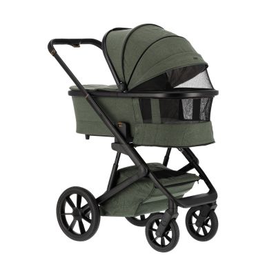 Qute Q-Rider Plus Kinderwagen 4-in-1 Thyme Green | Maxi-Cosi Cabriofix i-Size Essential Black
