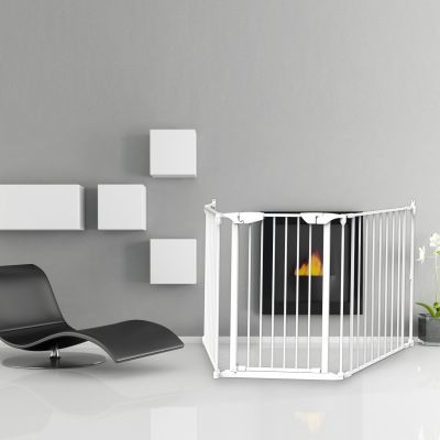 Noma 3 Panel Gate Wit (197.5 cm) Noma 3 Panel Gate Wit (197.5 cm)