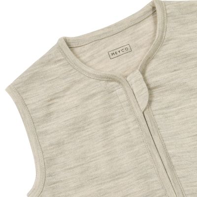 Meyco Slaapzak Jumper - 92 cm - Merinowol - Sand Melange 