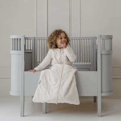 Meyco Studio Slaapzak Gevoerd - 90 cm - Jacquard Badstof - Clouds Natural