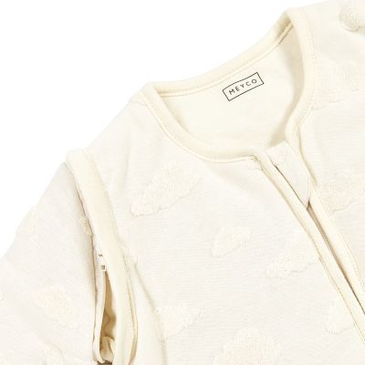 Meyco Studio Slaapzak Gevoerd - 110 cm - Jacquard Badstof - Clouds Natural 