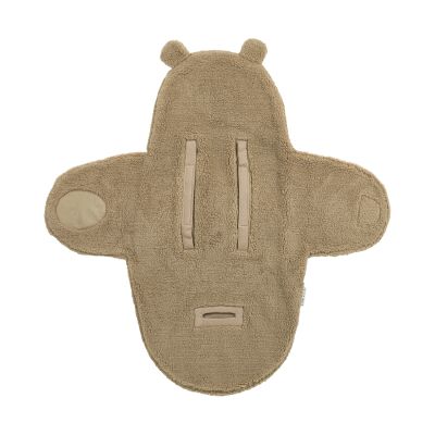 Meyco Bear Wikkeldeken - Teddy - Warm Brown