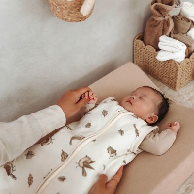 Meyco Baby Aankleedkussenhoes Badstof Uni Sand 50 x 70 cm